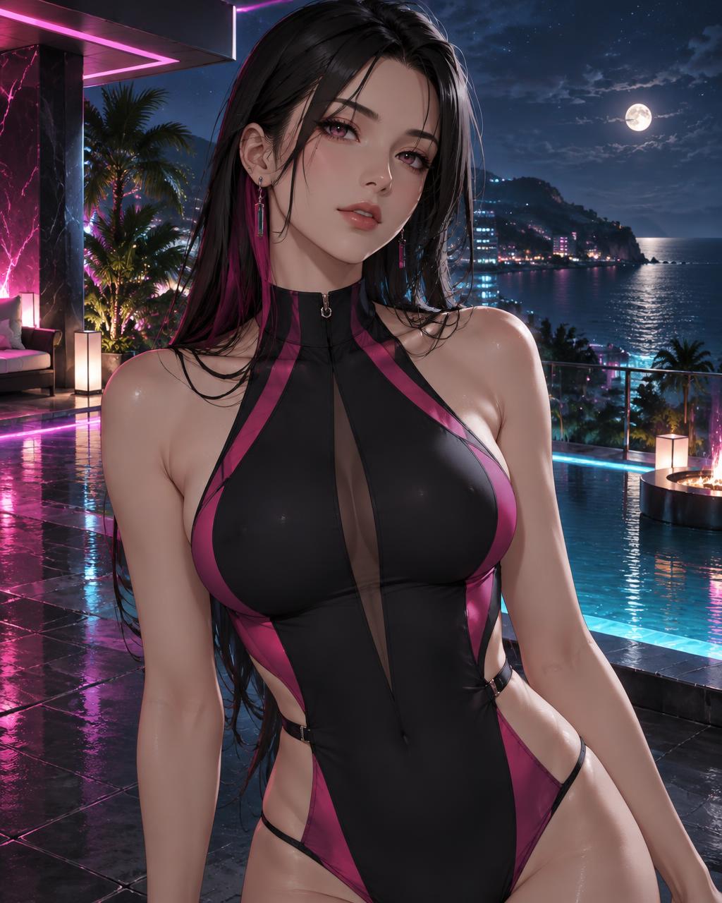 Rei Nova, an adult anime AI companion